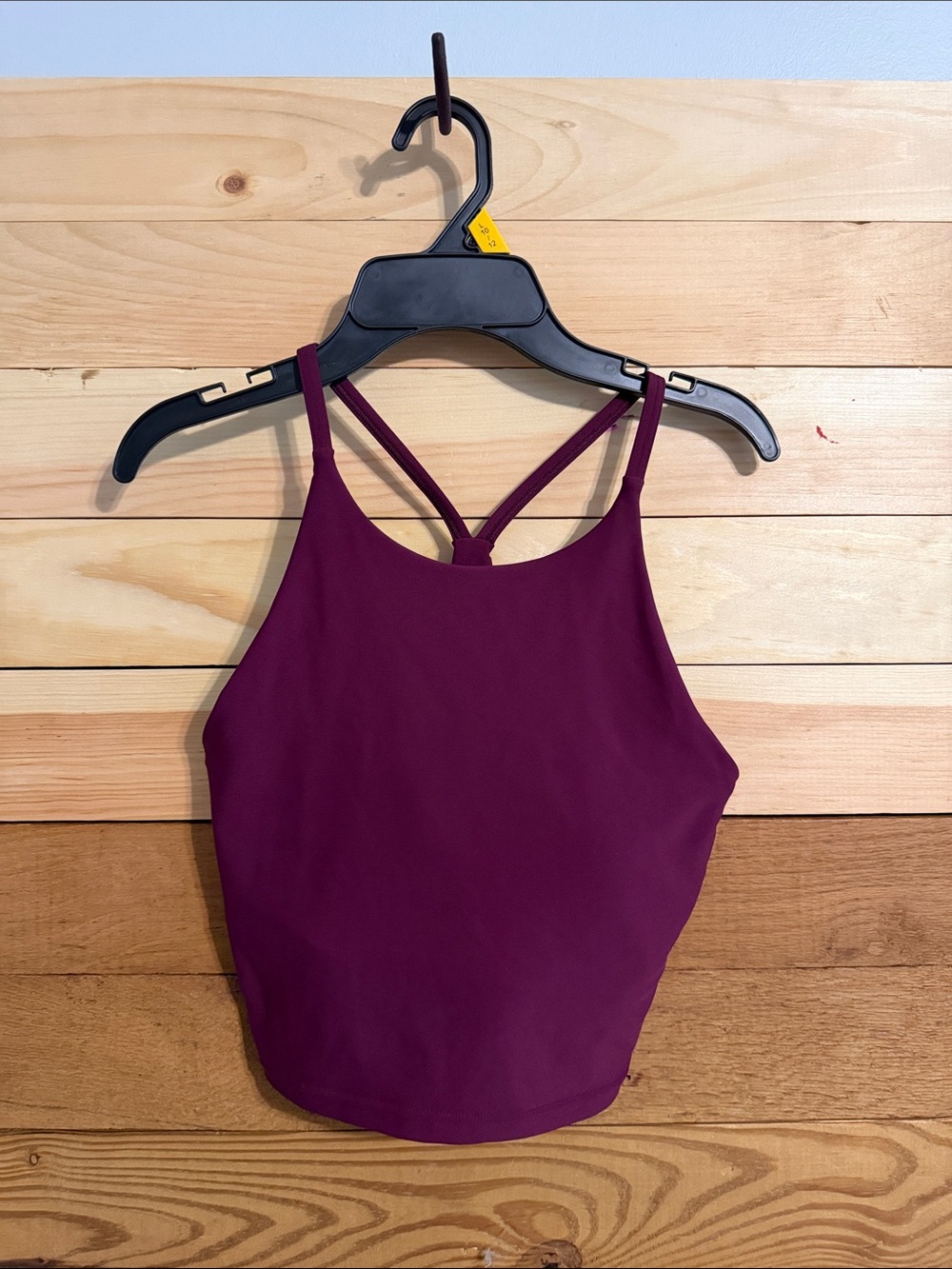 Old Navy Plum High-Neck Strappy Sports Bralette